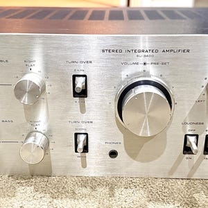 Vintage Technics Model SU-3400 Integrated Amplifier - Etsy