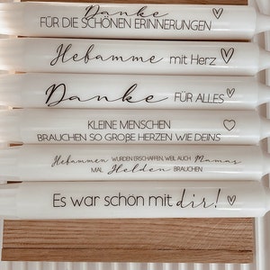 Hebamme, Abschiedsgeschenk, Geschenk, Dankeschön, Hebamme mit Herz, danke hebamme, Kerze