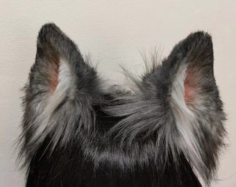 XEPST Kit Disfraz De Lobo - Orejas, Cola, Patas Y Máscara | Accesorios Para Halloween Y Cosplay (Talla Única)