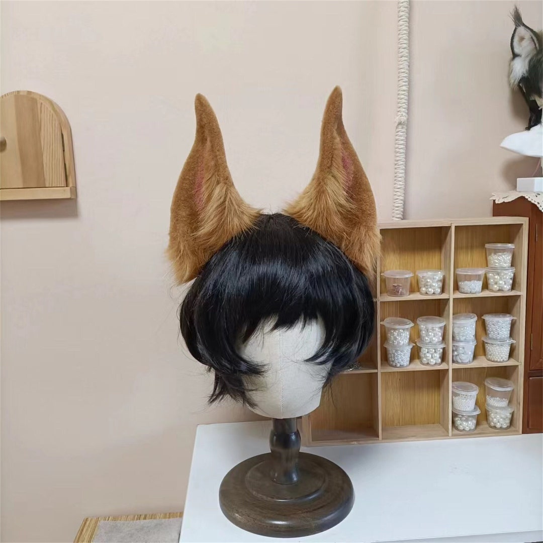 Handmade Brown Dog Ears Headband Furry Animal Ears Hairband Etsy