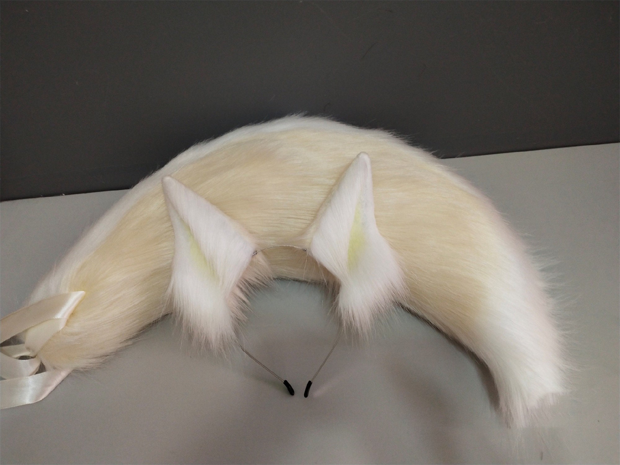 Handmade Wolf Fox Dog Tail Furry Fursuit Faux Fur Cute Animal Tail ...