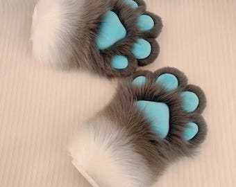 Handmade Animal Gloves, Ragdoll Cat Paws, Cat Tail