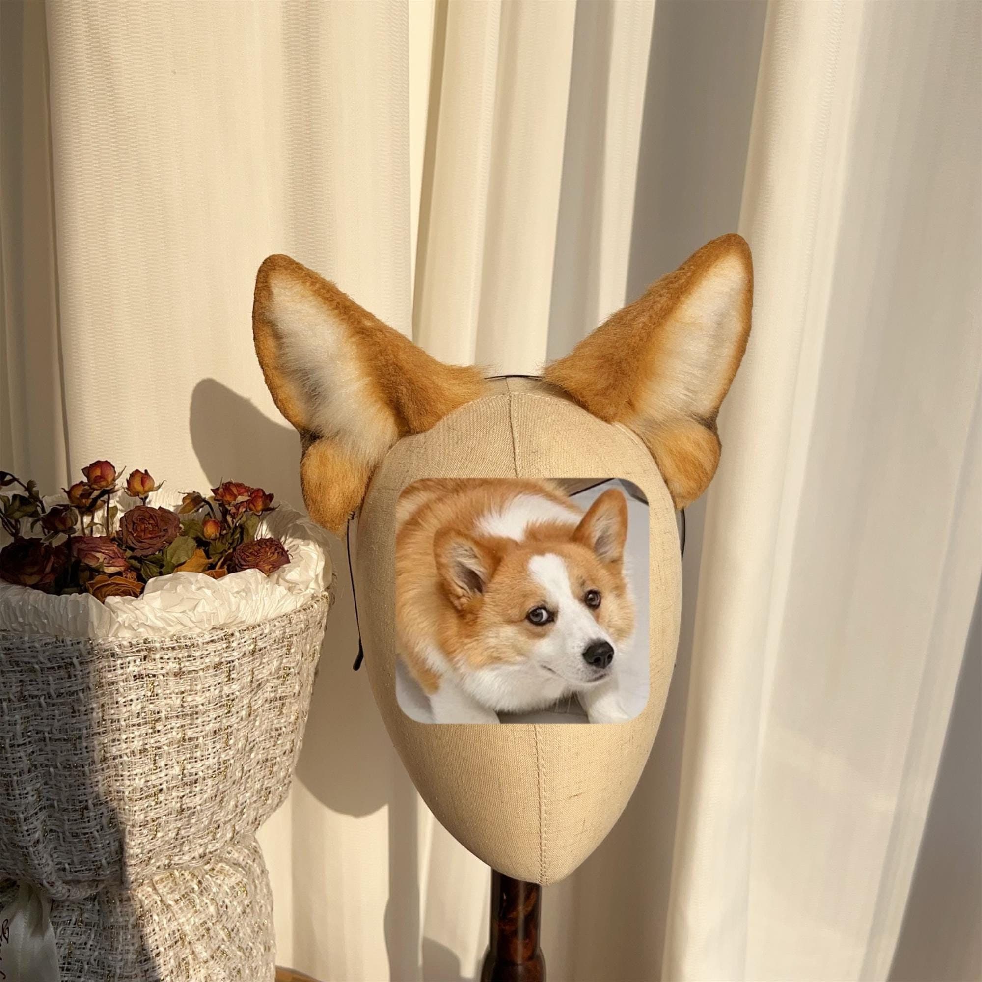 Fascia Per Capelli Con Orecchie Da Coniglio In Peluche - Accessorio Cosplay Carino Per Halloween E Feste