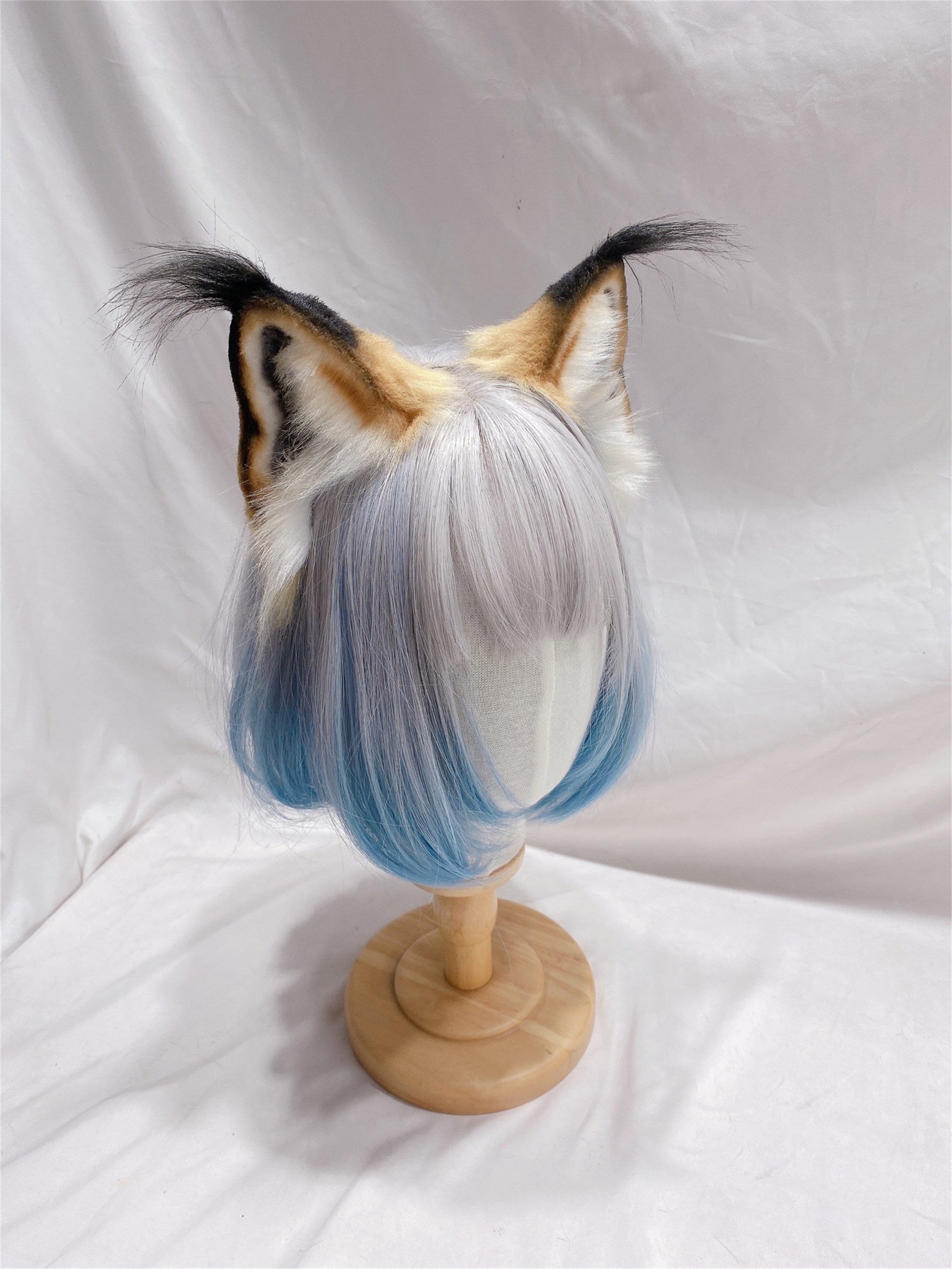 Fascia Per Orecchie Di Volpe O Gatto In Pelliccia Sintetica - Grigio, Per Costumi E Cosplay