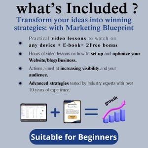 Marketing Blueprint: Complete Course for Online Success Strategies ...
