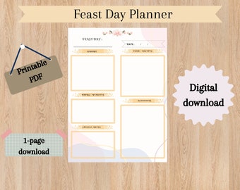 Afdrukbare katholieke feestdagplanner: activiteiten liturgisch jaar (pdf)