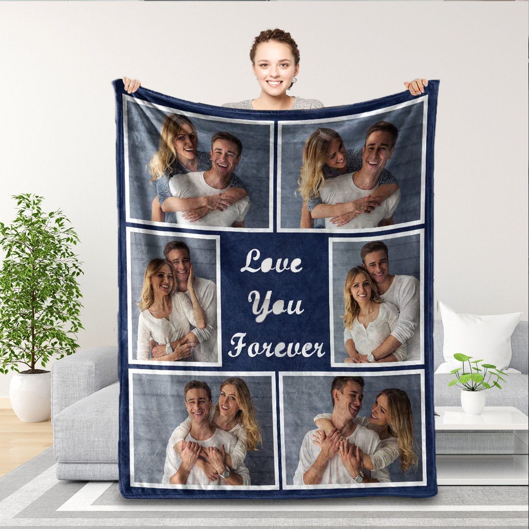 Customize Blanket Photos and Text Custom Blanket Gift Etsy UK