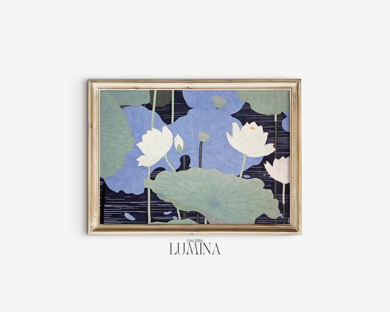 Lotus Flower Meticulous Painting Chinese Traditional Painting Gongbi Painting Asian Botanical Art Fine Art Hand-painted Oil on Silk Intricate Details Delicate Brushstrokes Elegant Floral Art Traditional Chinese Art Lotus Blossom Nature-Inspired