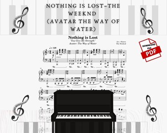 Nothing is Lost - The Weeknd - Avatar bladmuziek voor piano (pdf-download)