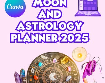 Maan- en astrologieplanner 2025: maancyclus, dierenrieminzichten