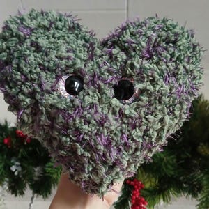Send a Hug from a Nug Best Bud or Heart Shaped Crochet Plush Nug, Valentines Day Stoner Gift Idea