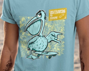 Pelican - Skateboarding for everyone - Heavyweight Unisex Crewneck T-shirt