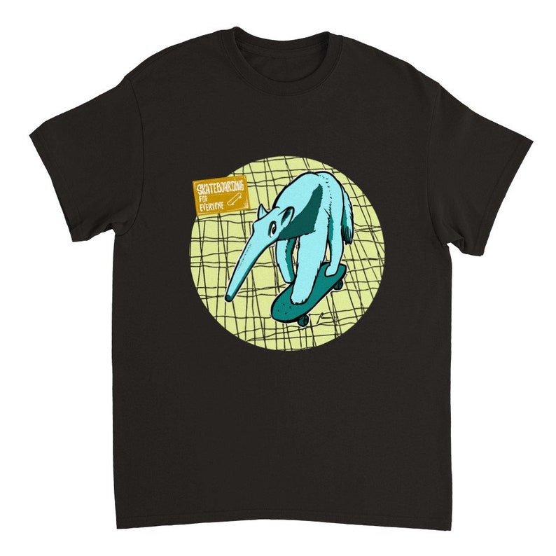 Anteater Skateboarding for everyone Heavyweight Unisex Crewneck T-shirt image 7