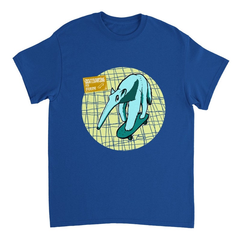 Anteater Skateboarding for everyone Heavyweight Unisex Crewneck T-shirt image 8