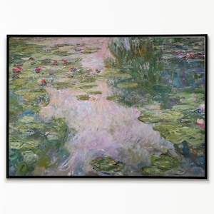 Claude Monet Water Lilies, Monet Art Print, Monet Poster, Monet Wall Art, Claude Monet Art, Impressionist Art E