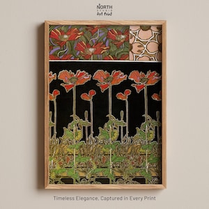 Póster de Alphonse Mucha, Documentos Decorativos n.º 1, Art Nouveau, Decoración vintage para el hogar, Lámina para salón