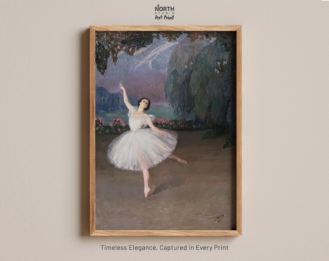 Tamara Karsavina Ballerina Print, Savely Sorin Les Sylphides