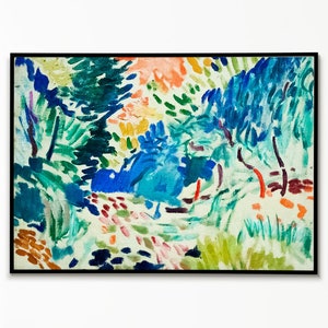 Henri Matisse Landscape at Collioure Poster, Art Prints, Modern Art, Wall Art, Home Deco, Landscape Poster, Abstract , Colorful Print