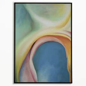 Georgia O'Keeffe Over Blue Poster, Arte murale, Stampa poster, Decorazione murale, Stampe artistiche, Arte moderna, Astratto blu, Stampa artistica, Poster floreale,