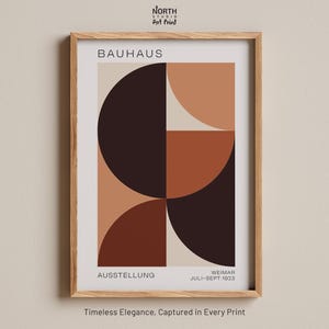 Bauhaus geometric print, Abstract modern print, Vintage minimalist wall art, 1923 Weimar design, Retro art exhibition style
