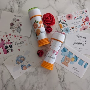Étiquette personnalisée "bulle de savon"