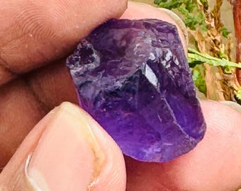 Amethyst, Rwanda Facet Grade Very Large Rohgh Natural Rough Amethyst Crystal Febuary Birthstone Gemstone Amethyst For Collection 45caret