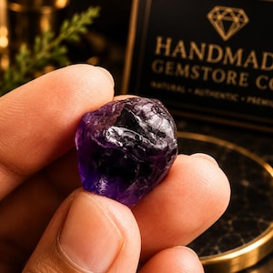 Amethist, Rwanda, facetgeslepen, zeer groot, ruw, natuurlijk amethistkristal, geboortesteen van februari, edelsteen amethist voor verzameling, 40 karaat.