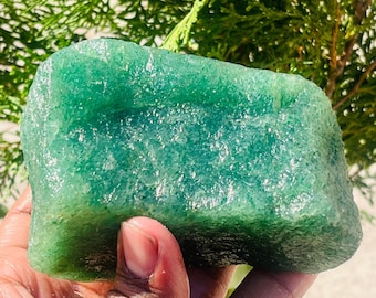 Green Aventurine Raw Rough Natural Healing Jewelery Making Manjifestation Stone 690gram