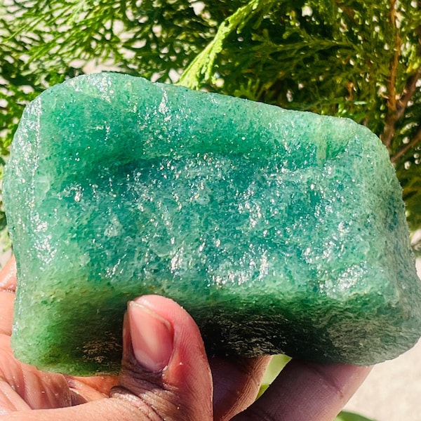 Green Aventurine Raw Rough Natural Healing Jewelery Making Manjifestation Stone 690gram