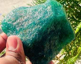 Green Aventurine Raw Rough Natural Healing Jewelery Making Manjifestation Stone 270gram