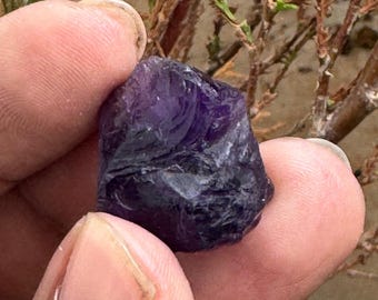 Amethyst, Rwanda Facet Grade Very Large Rohgh Natural Rough Amethyst Crystal Febuary Birthstone Gemstone Amethyst For Collection 40caret