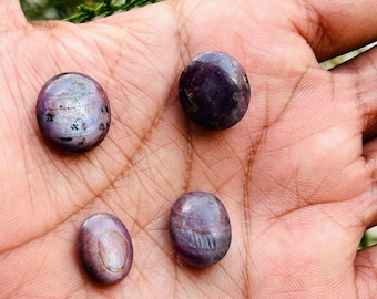 Natural RUBY Silky Star Ruby Cabochon Natural Star Ruby Jewelry Making Supply Star Ruby Corundum Crystal Family 75 Carat Free Size