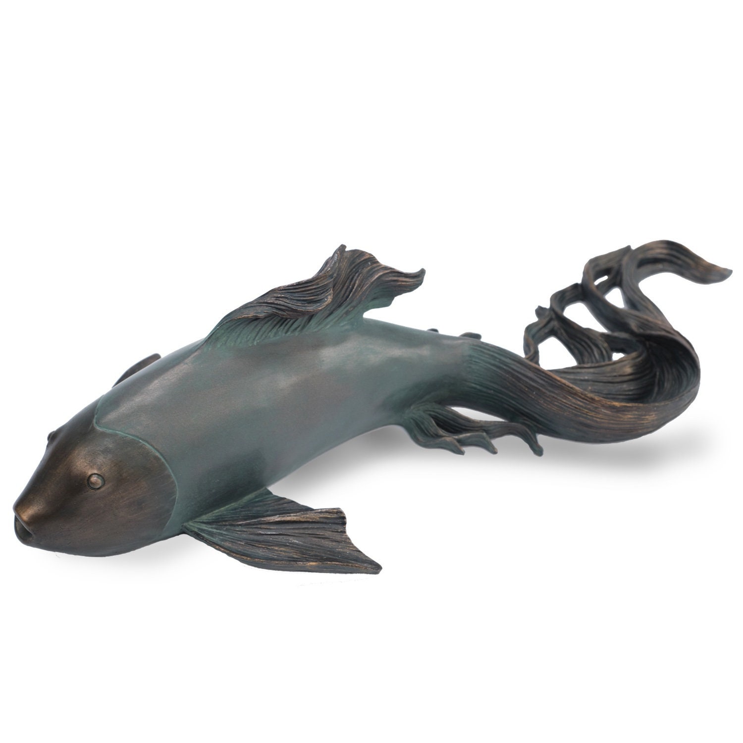 Großer Bronze-Fisch