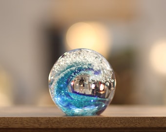 Wave Glass Paperweight