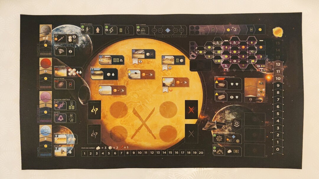 Tapis Dune Imperium / Playmat compatible extension Immortality Etsy.de