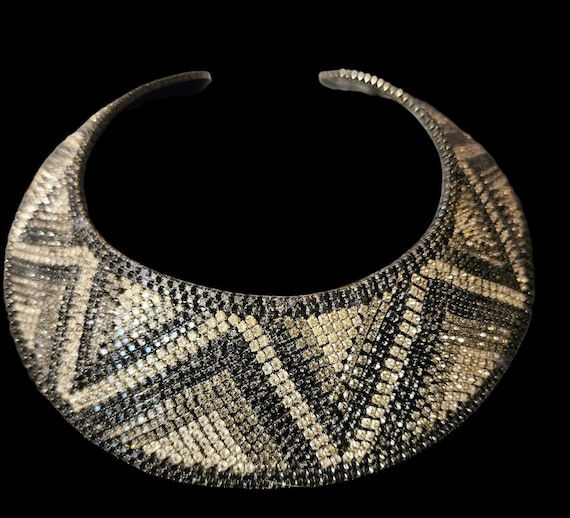 Super Groovy 1970's Art Deco Choker - image 2