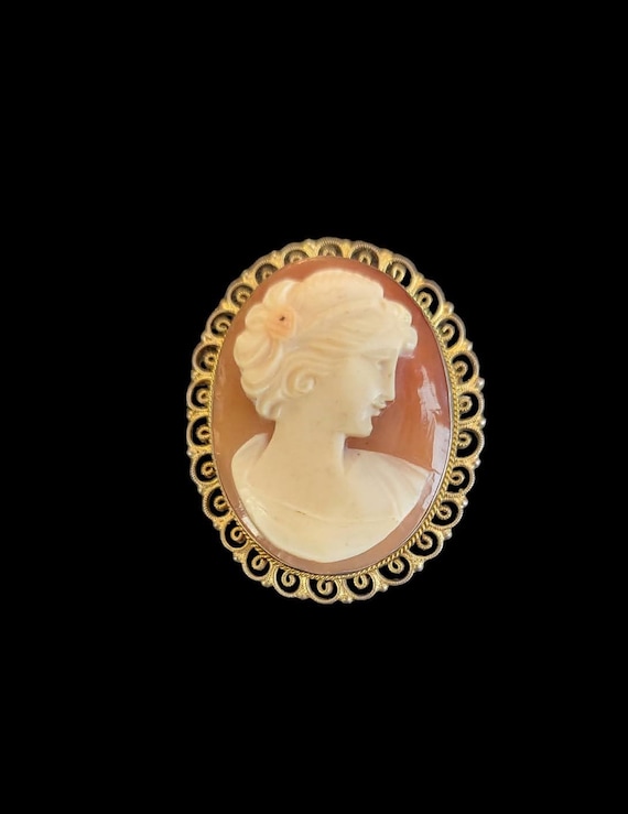 Vintage 1900's Cameo Brooch/Pendant