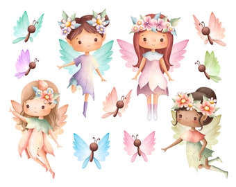 Cliparts in png, Fairies illustrations, cliparts in png, includes elements from the photos. Ready to add to your designs, 300dpi