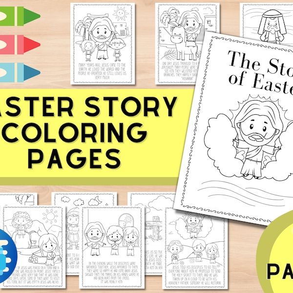 Easter Coloring Pages Preschool Activities Christian Homeschool Bible lessons Toddler worksheet coloring sheets Sunday school kids church