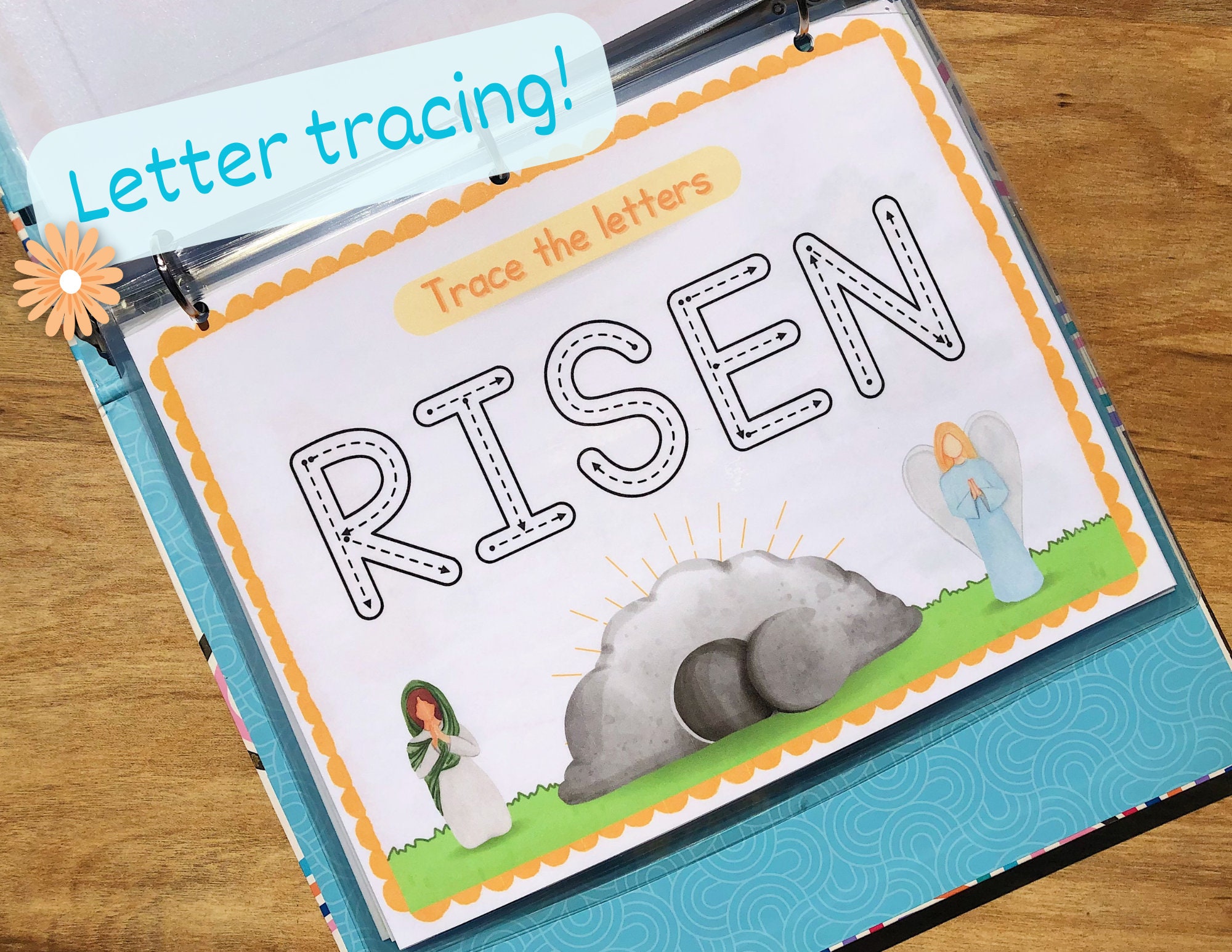 Easter Story Busy Book Toddler Printable Preschool Activities Christian ...