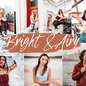 20 Bright & Airy Lightroom Presets Mobile and Desktop | Bright and Airy Filter | Light White Clean | Instagram, Influencer, Blogger Preset