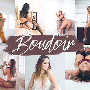 35 ajustes preestablecidos de Boudoir Lightroom para dispositivos móviles y de escritorio | Filtros Boudoir | Noir Luz brillante se desvaneció | Instagram, Influencer, Blogger Preset