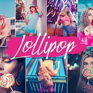 20 Lollipop Presets Mobile & Desktop | Lollipop Filter | Vibrant Colorful Sweet Lifestyle | Instagram, Influencer, Blogger Preset