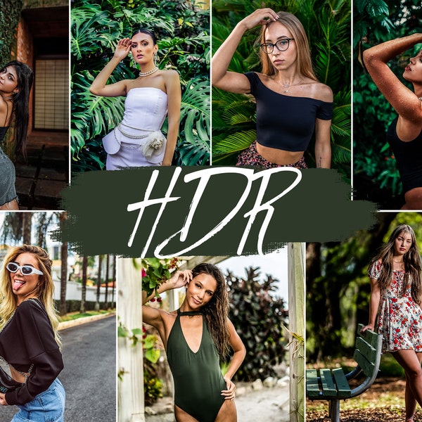 15 HDR Lightroom Presets Mobile & Desktop | HDR Filter | Clean Clear Details Texture | Instagram, Influencer, Blogger Preset