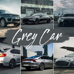 12 Grey Car Lightroom Presets Mobile & Desktop | Car Filter | Rich Grey Vehicle Automotive | Instagram, Influencer, Blogger Preset