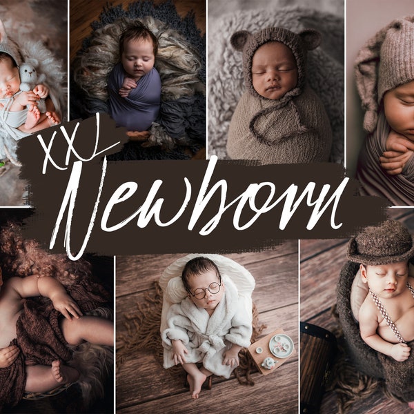 45 Newborn Lightroom Presets Mobile & Desktop | Newborn Filter | Baby Mommy Airy Bright | Instagram, Influencer, Blogger Preset