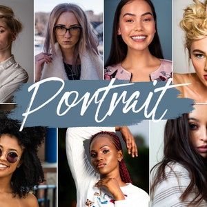 20 Portrait Presets Mobile & Desktop | Portrait Filter | Beauty Soft Face Clear | Instagram, Influencer, Blogger Preset