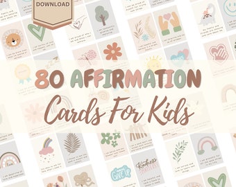 Affirmation Cards, Affirmation Cards For Kids, Printable Affirmation Cards, Positive Affirmation,  Affirmation Cards Printable