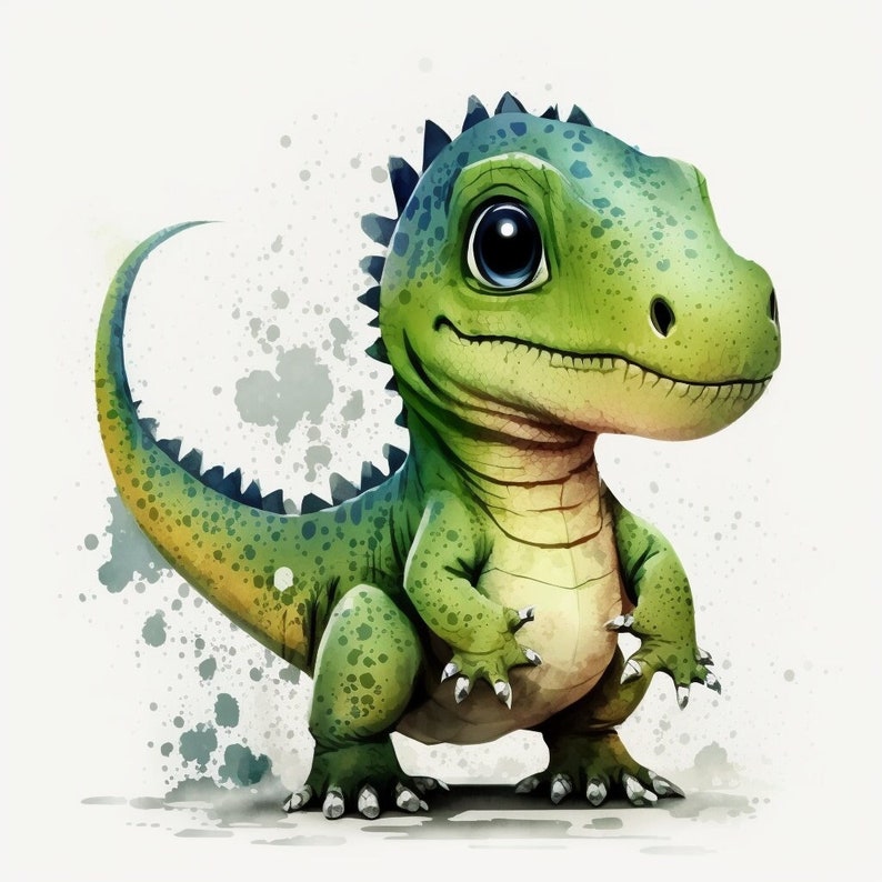 Cute Baby Dinosaur, Cute Dinosaur Png, Dinosaur Clipart, Baby Dino