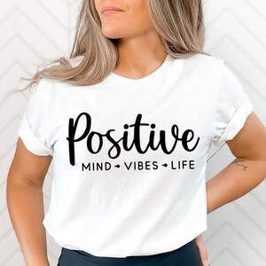 Positive Kind Good Vibes Crop Top Hipster Vintage 80's T Shirt - HotVero